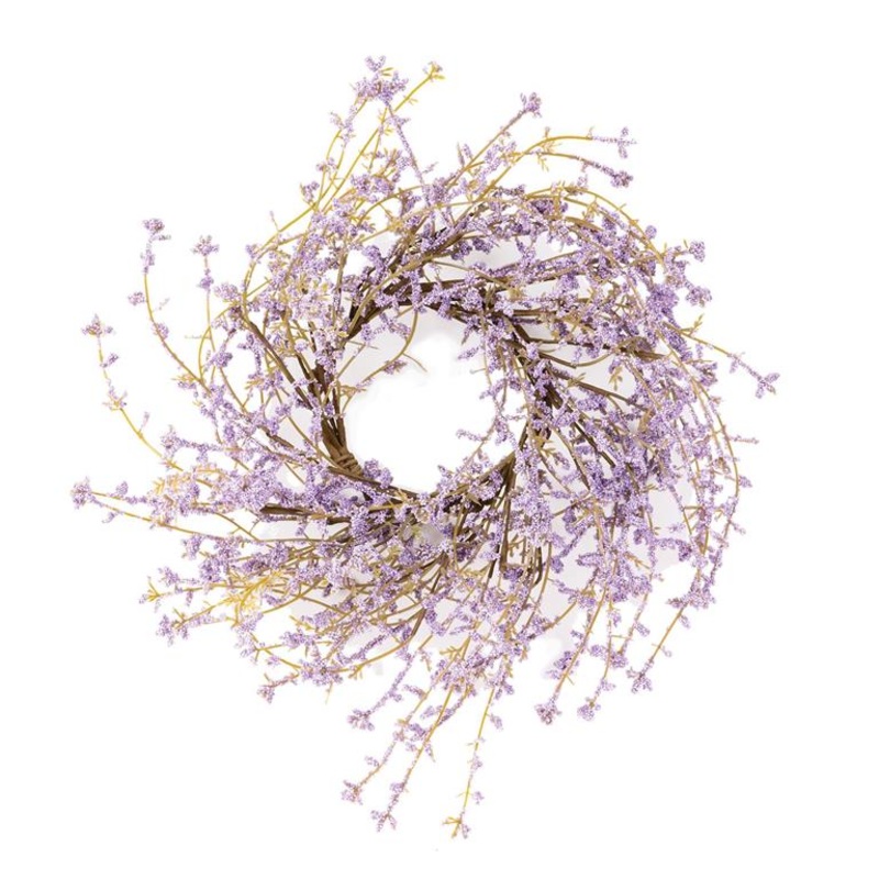 Purple Wildflower Candle Ring 221-60163