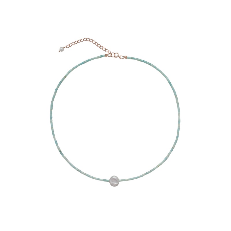 Scottie Necklace in Blue