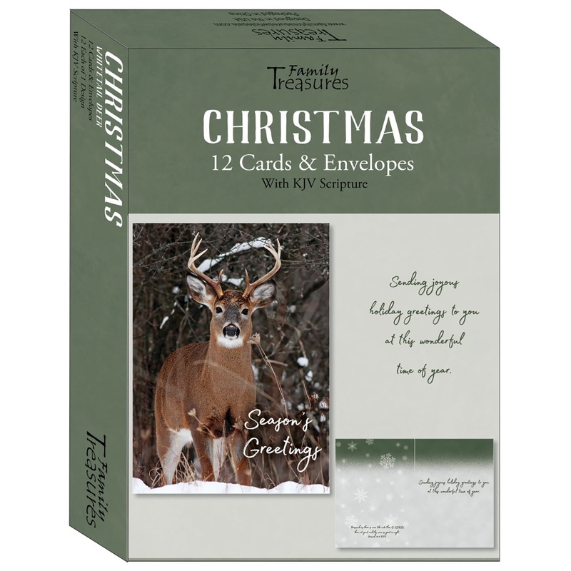 Whitetail Deer Christmas Boxed Cards FT81871