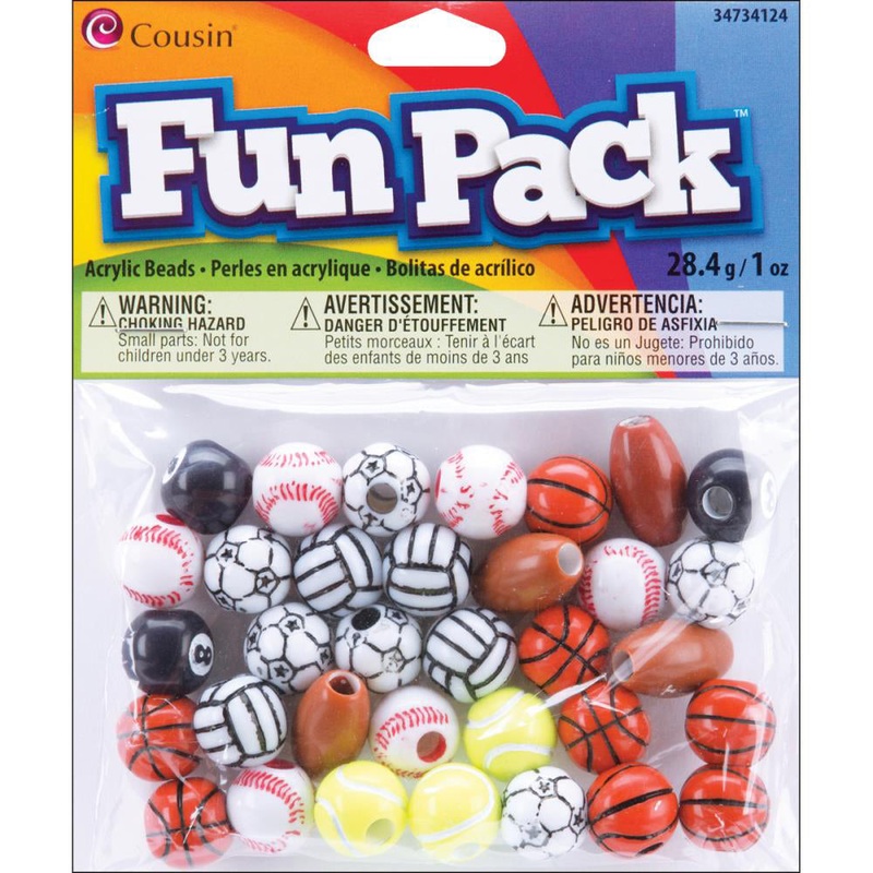 Acrylic Sports Beads 1-oz 34734124