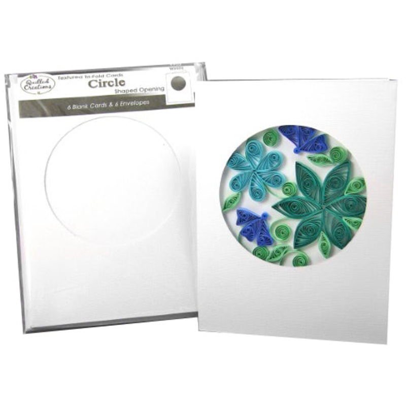 Cards with Circle Opening & Envelopes QC90-3