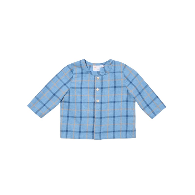 Lupo Baby Shirt in Autumn Plaid