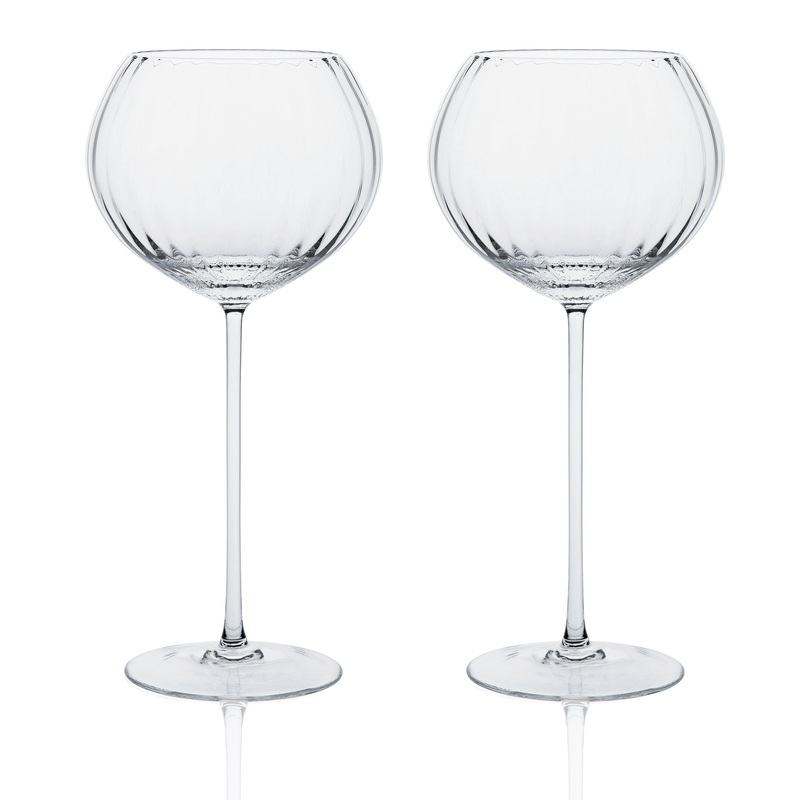 Quinn Clear Red Wine Glasses, Set of 2