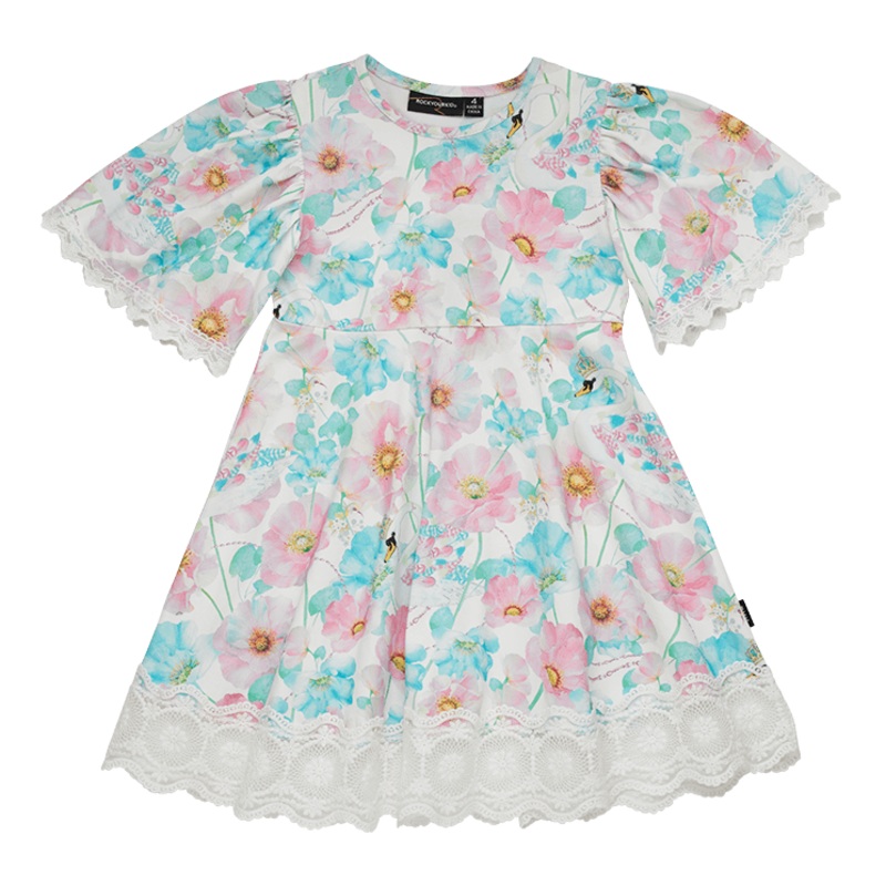 Rock Your Baby Swan Queen Dress in multi colour