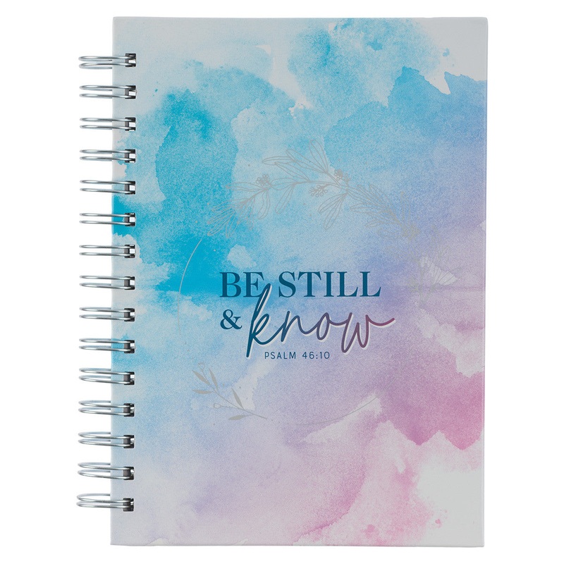 Be Still Watercolor Wirebound Journal JLW139