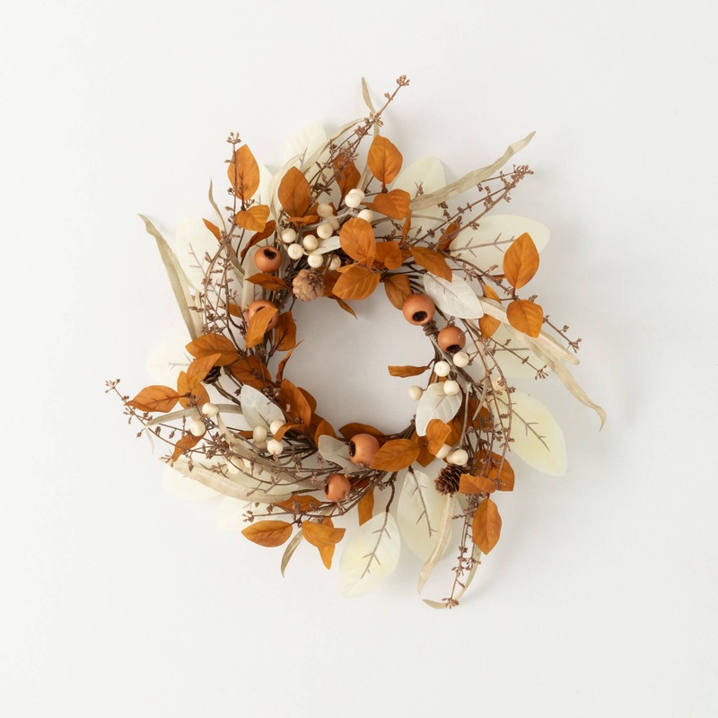 Fall Mixed Foliage Mini Wreath MIF6