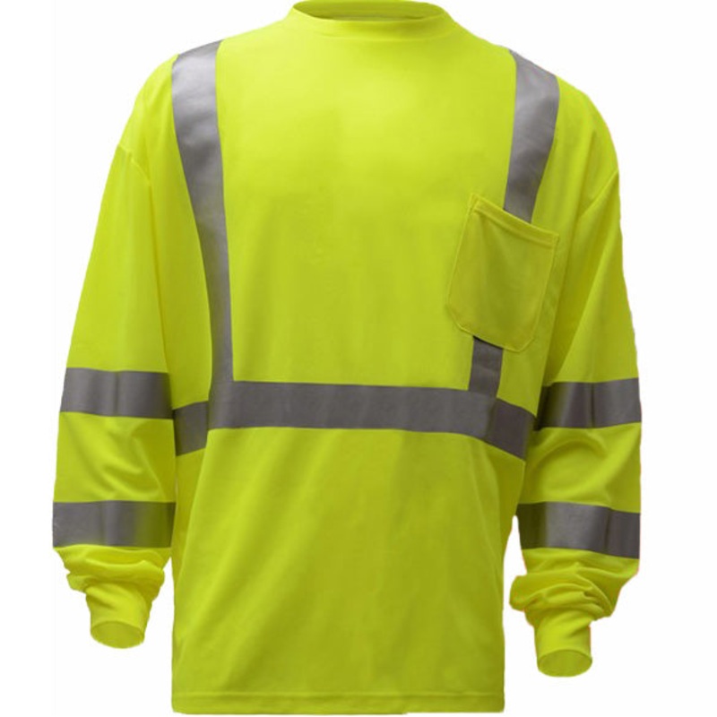High Vis Class 3 Safety Long Sleeve T-Shirt 5505