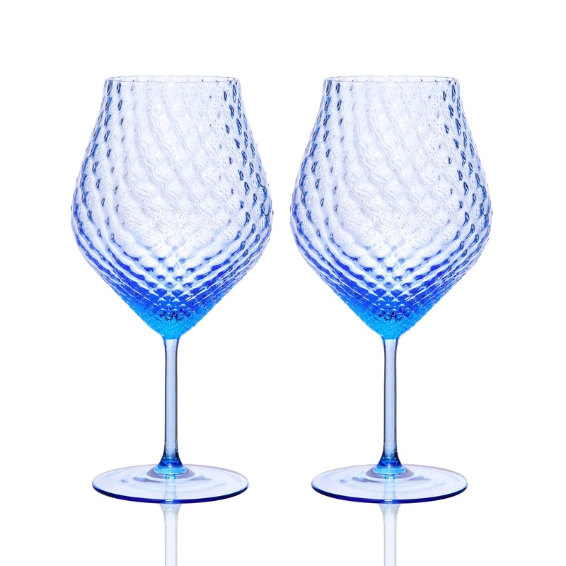 Phoebe Cobalt Universal Wine Glasses, Set of 2