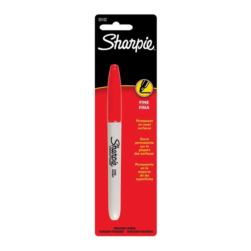 Red Fine Tip Permanent Marker 30102