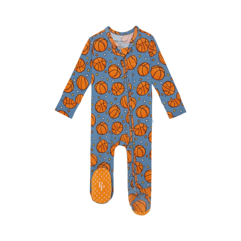 Slam Dunk Footie Zippered One Piece