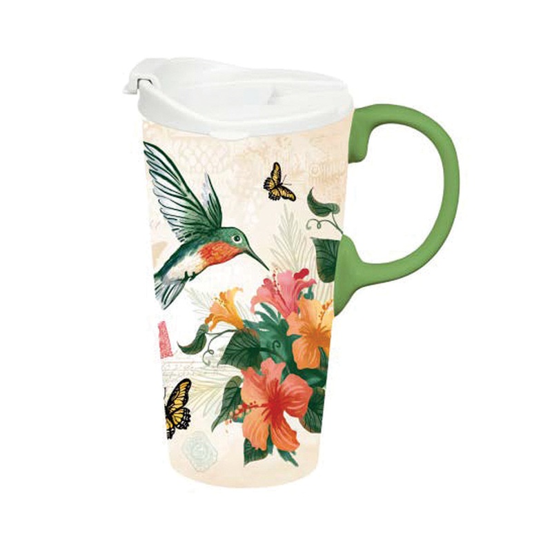 Hummingbird Nectar Ceramic Travel Cup 3CTC10041