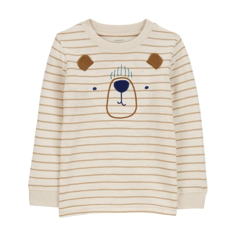 Toddler Boys' Bear Striped Graphic Tee 2S012610