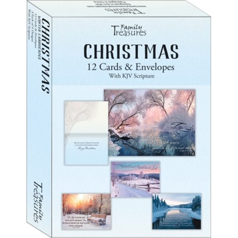 Winter Landscapes Christmas Boxed Cards FT22330