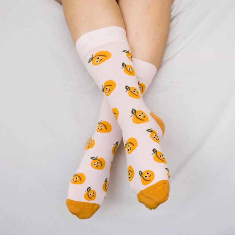 You Peach Adult Socks