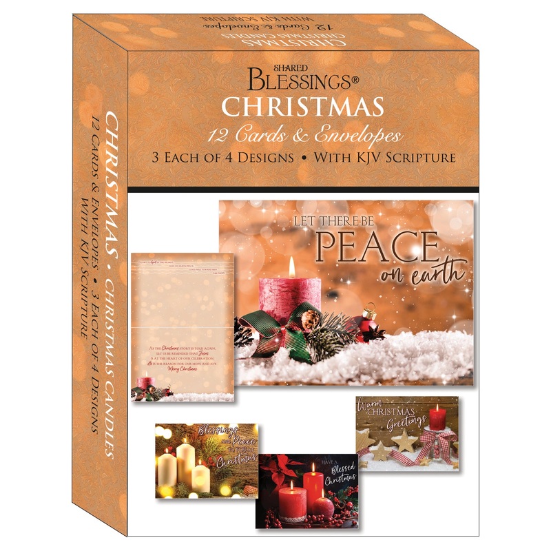 Boxed Christmas Cards Christmas Candles SBCA22223