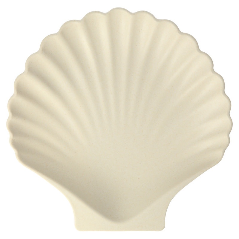 Meri Meri Shell Reusable Bamboo Plates 6x