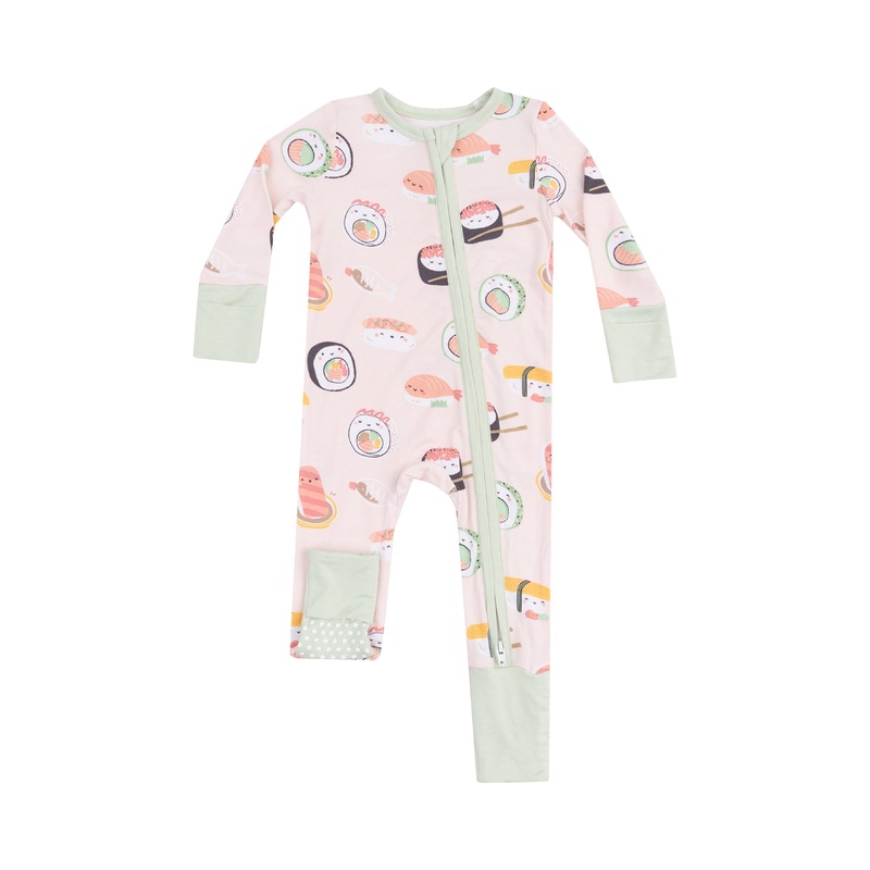 Sushi Pink 2 Way Zipper Romper