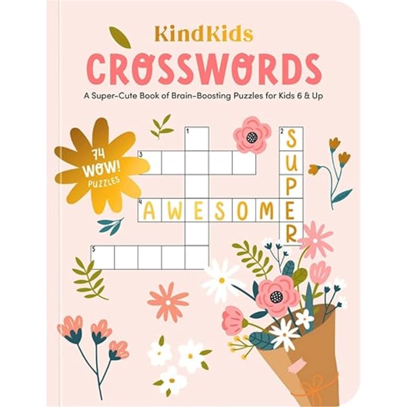 KindKids Crosswords: Brain-Boosting Puzzles For Kids 6 & Up