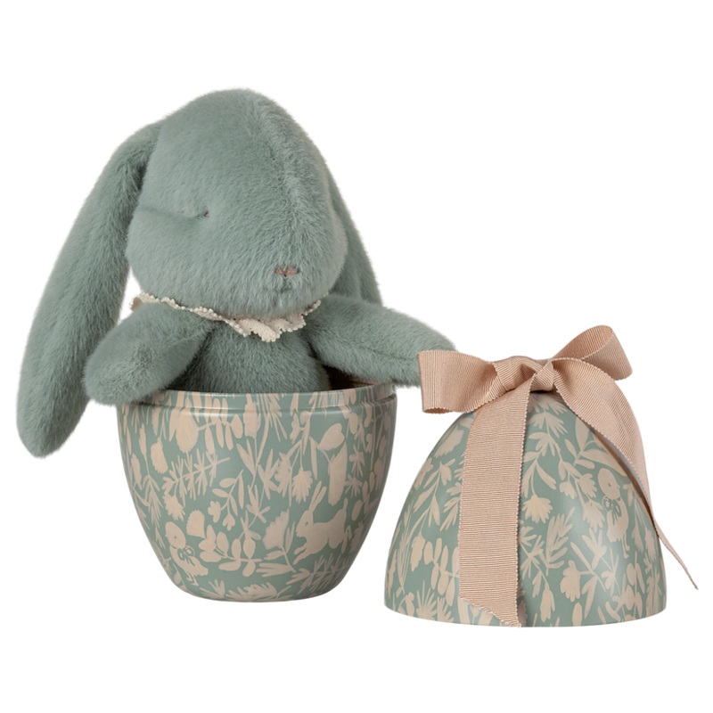 NEW  Maileg SpS25 Easter Egg with Blue Plush Bunny