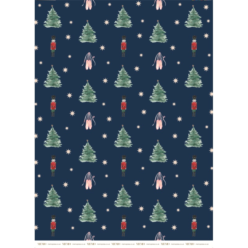 Nutcracker Christmas Wrapping Paper