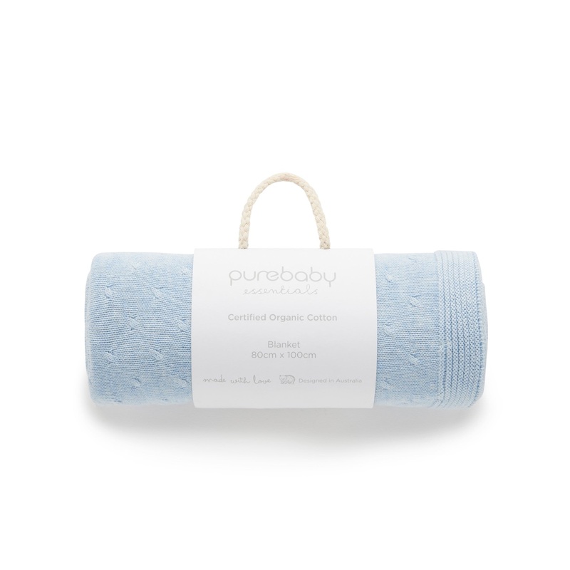 Essentials Blanket Pale Blue Melange PE1030ES