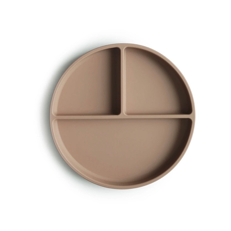 Mushie Silicone Suction Plate - Natural