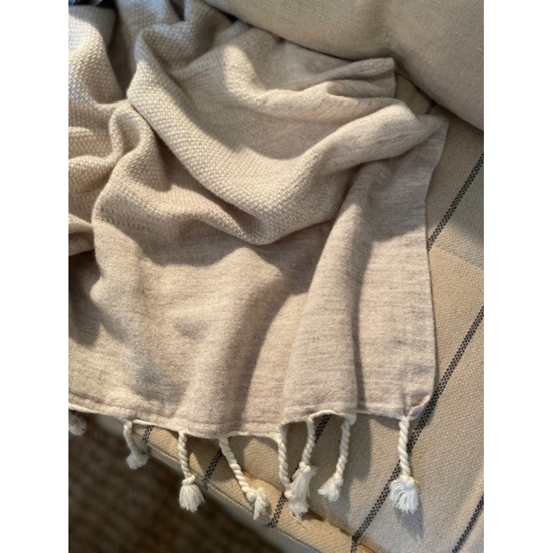 Cotton Throw - Natural