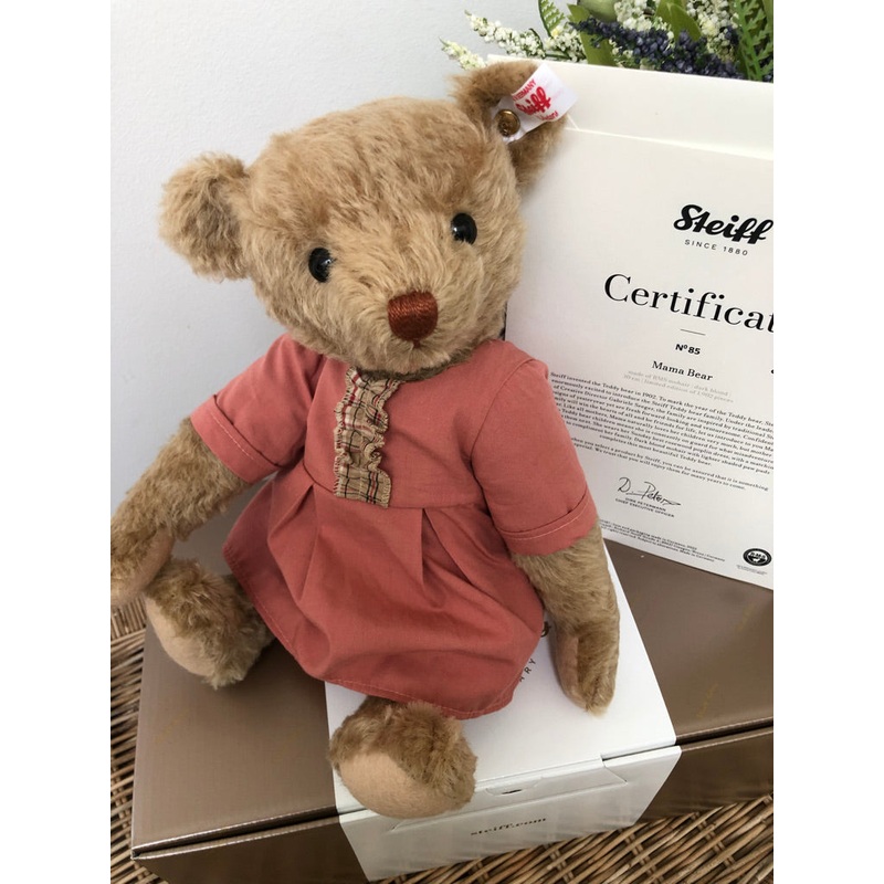 Mama Teddy Bear 30cm Mohair Steiff Bear Family Collection No 85