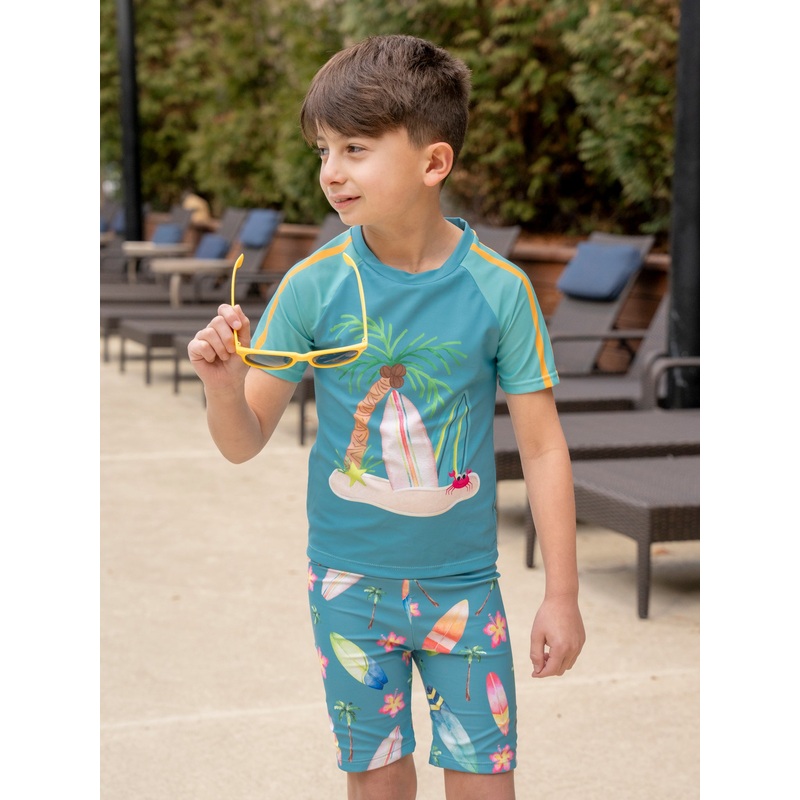 Teal Surf's Up Swim Set