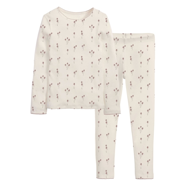 Baby Girl Lounge Set | Long Sleeve | Jersey Cotton | Bluebelle | Lavender | Elys & Co. | SS23