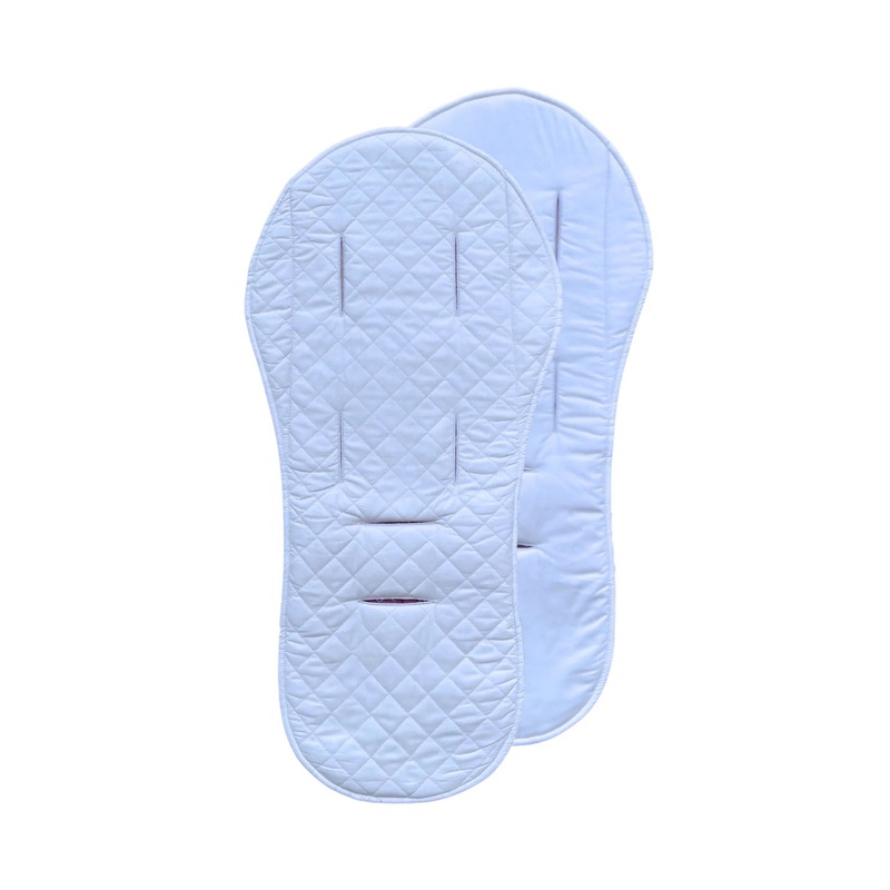 Bambella Designs Reversible Pram Liner - Dusty Sky Blue