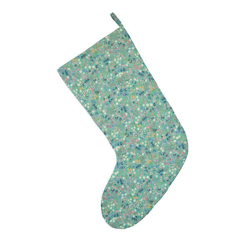 Christmas Stocking Made With Liberty Fabric in Donna Leigh