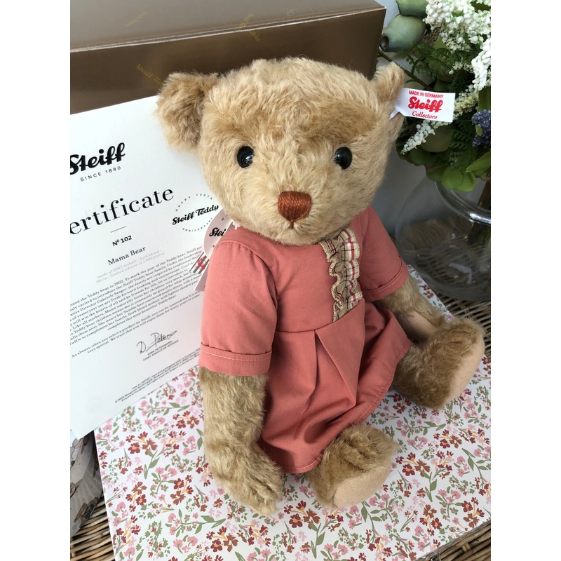 Bear Family Collection Mama Teddy Bear 30cm Mohair Steiff 2022 Teddy Bear No 102