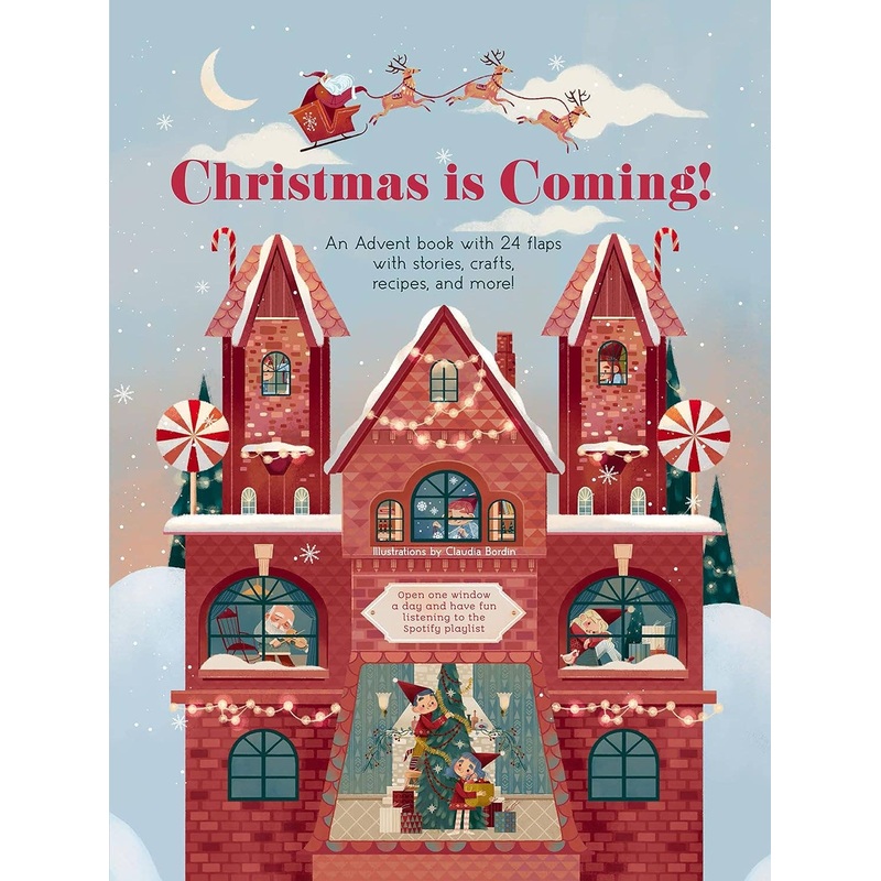 Christmas Is Coming! Advent Calendar Book w/ Crafts, Recipes