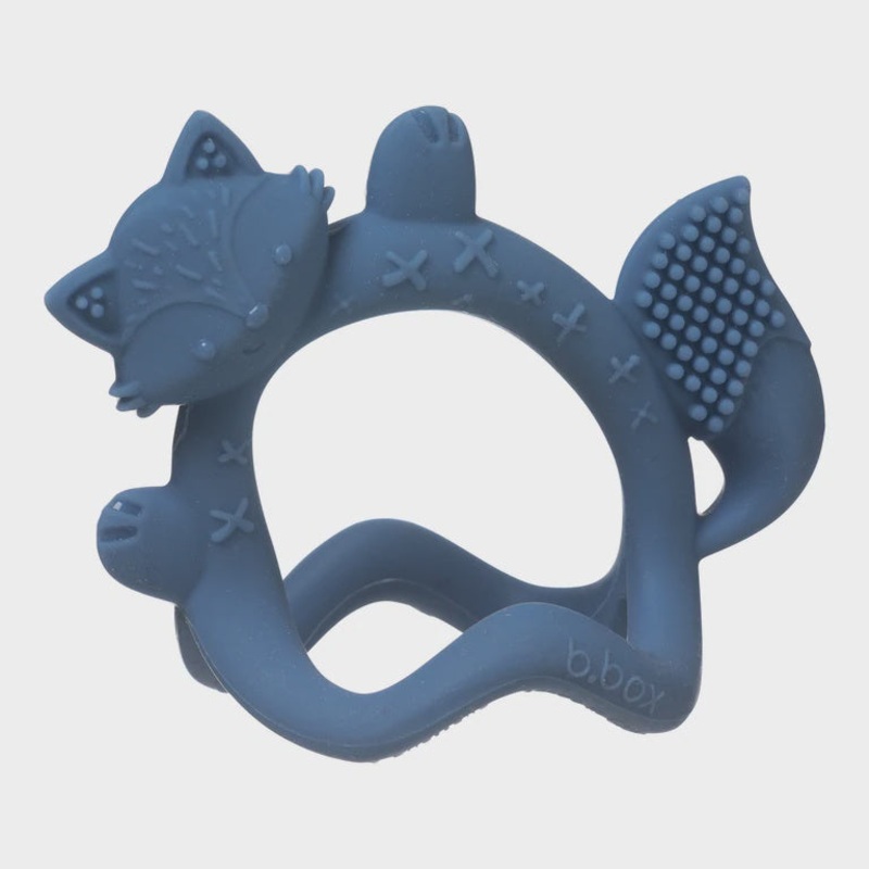 b.box Wrist Teether - Light Blue Fox