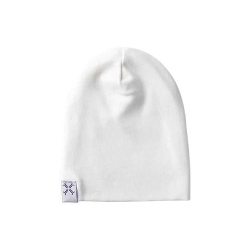 Baby Neutral Beanie | Jacqueline & Jac | Winter Knit | Natural White