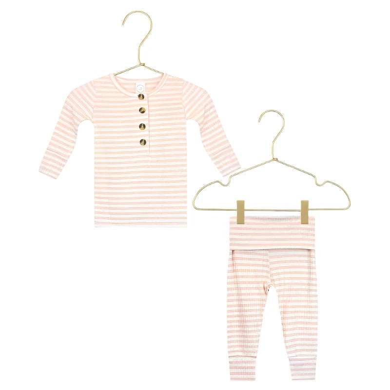 Harper Ribbed Top + Bottoms