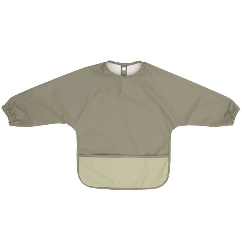 Recycled Long Sleeve Bib - Two-tone Sage