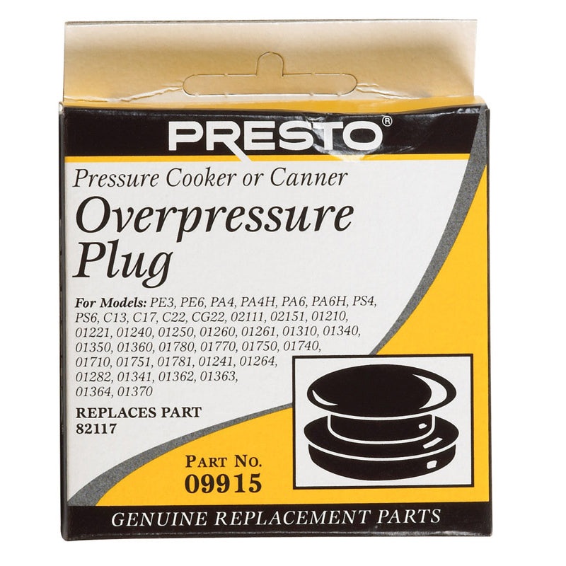 Rubber Pressure Cooker Canner Over Pressure Plug 09915