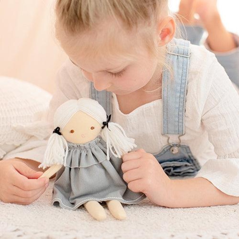 Alimrose Mini Matilda Doll  24cm - Grey