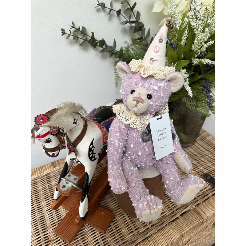 Lady Luck Limited Edition Clown Collectable Teddy Bear No 157