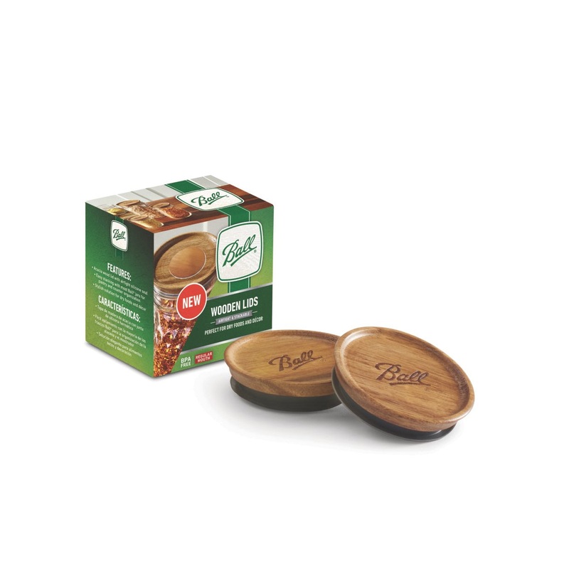 Regular Mouth Wooden Storage Lids 3 pack 2141327