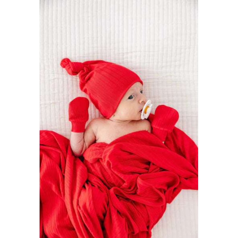 Sterling Ribbed Top Knot Hat