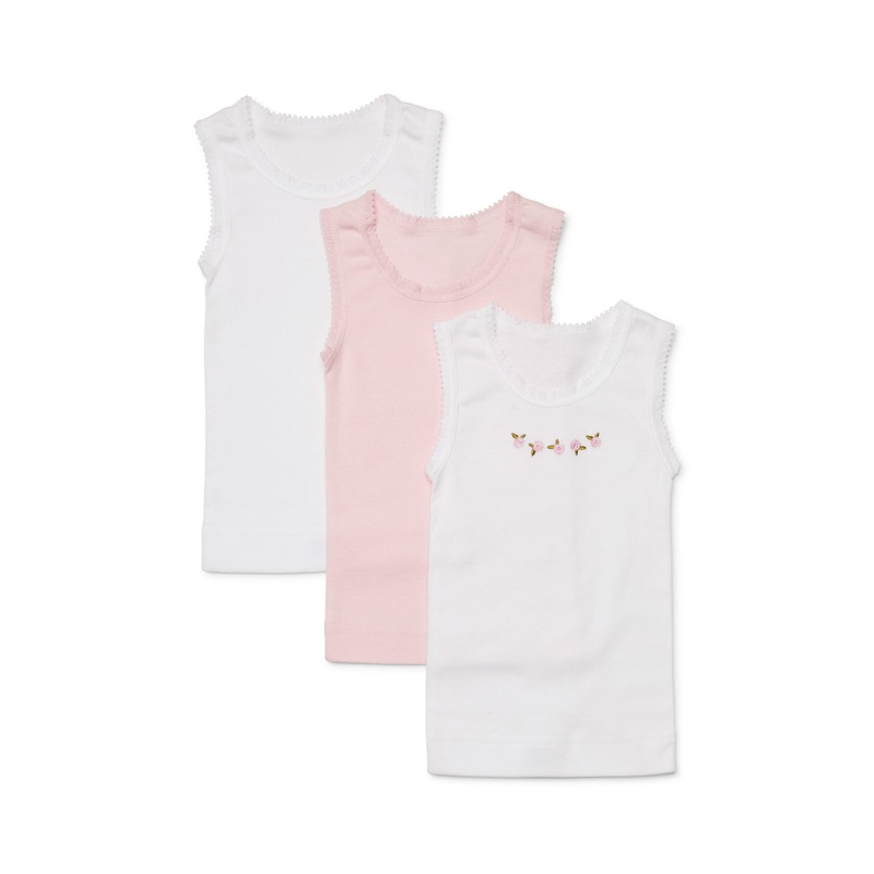 MQA41 - 3 Pack Girls Singlets