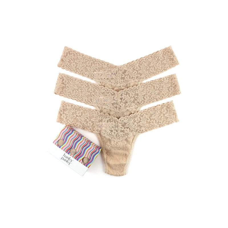 3-Pack Low Rise Thongs