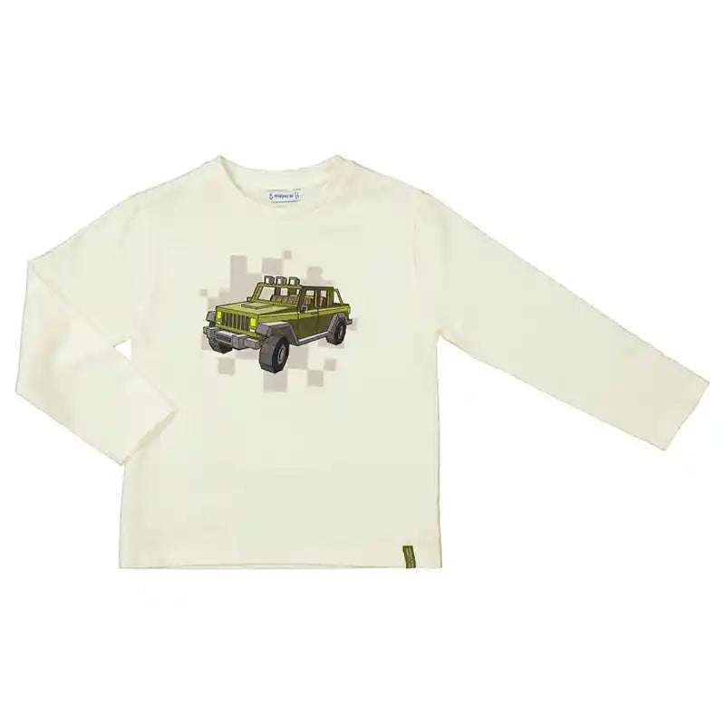 Cream Moss Cars L/S Shirt 4052