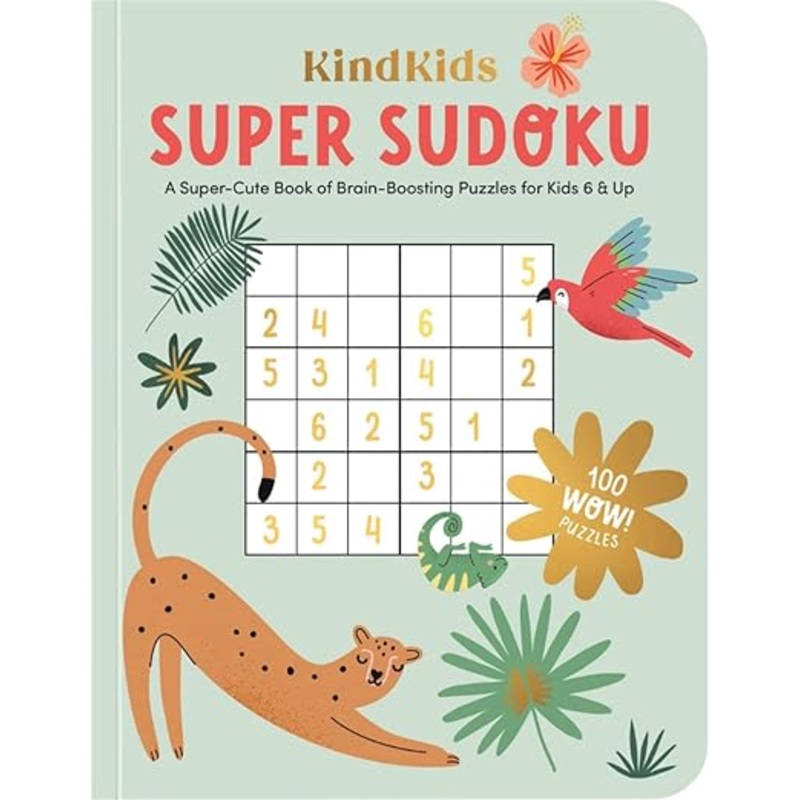 KindKids Super Soduku: Brain-Boosting Puzzles For Kids 6 & Up