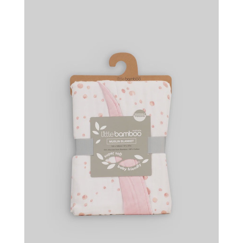 Little Bamboo Muslin Baby Blanket