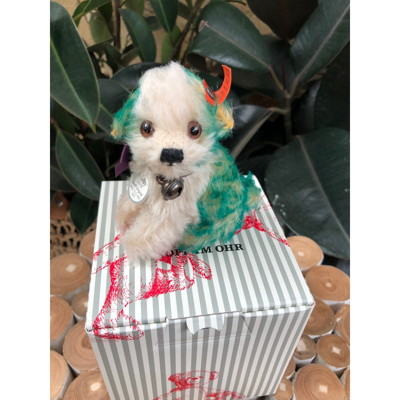 Molly 1927 Steiff Replica Mohair Collectable Puppy Dog No 19