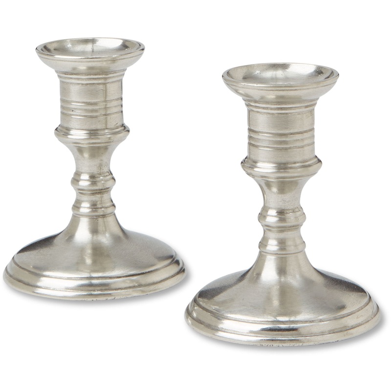 Prato Candlestick, Sm, Pair